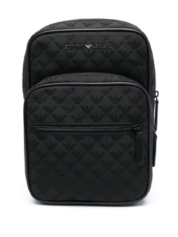 Emporio Armani: Чёрный рюкзак 
