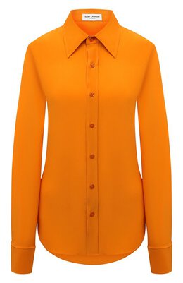 Saint Laurent: Шёлковая рубашка 
