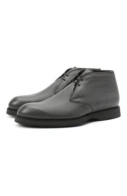 Brioni: Серые ботинки 
