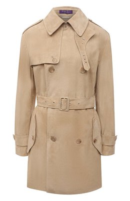 Ralph Lauren: Замшевый плащ 