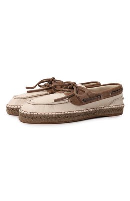 Brunello Cucinelli: Белые мокасины 
