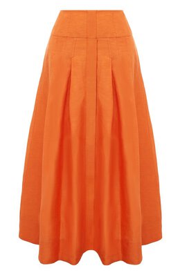 Alberta Ferretti: Оранжевая юбка 