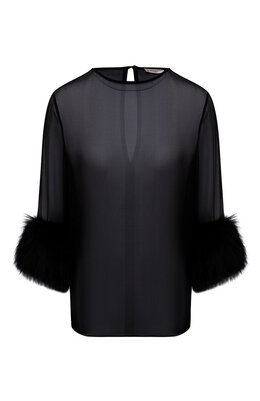 Saint Laurent: Шёлковая блуза 