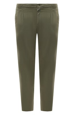 Kiton: Брюки цвета хаки 