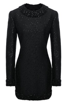 Saint Laurent: Платье с пайетками 