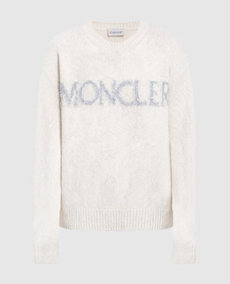 Moncler: Белый свитер 