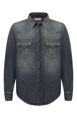 Saint Laurent: Джинсовая рубашка 