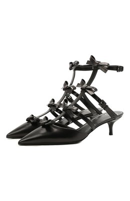 Valentino: Чёрные туфли  French Bows