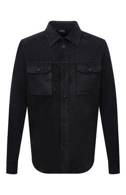 Brioni: Замшевая рубашка 