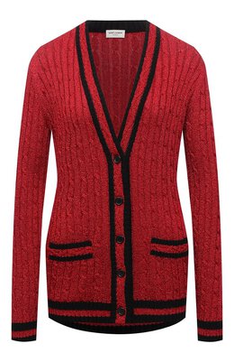 Saint Laurent: Кардиган с v-образным вырезом 