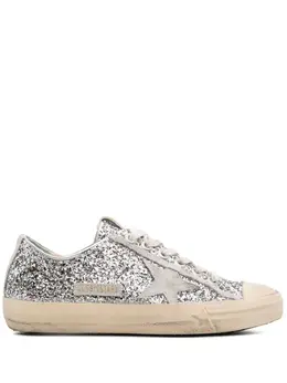 Golden Goose: Серебристые кроссовки  V-Star