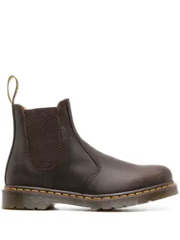 Dr. Martens: Коричневые ботинки 