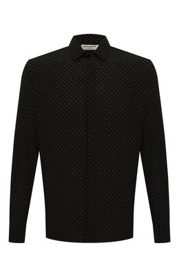 Saint Laurent: Шёлковая рубашка 