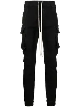 Rick Owens DRKSHDW: Чёрные брюки 