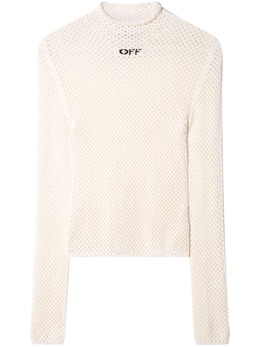 Off-White: Трикотажный топ 