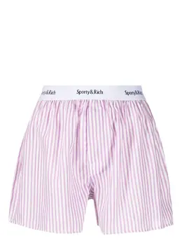 Sporty & Rich: Шорты в полоску 