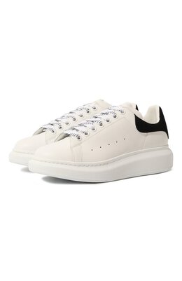 Alexander McQueen: Белые кеды  Oversized