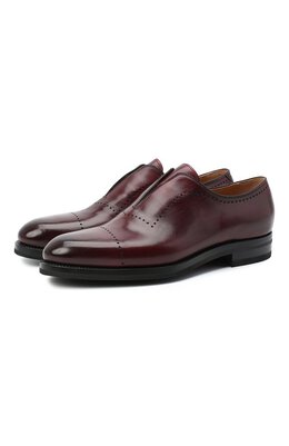 Kiton: Бордовые туфли 