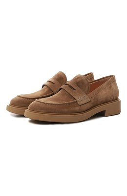 Gianvito Rossi: Тёмные лоферы  Harris