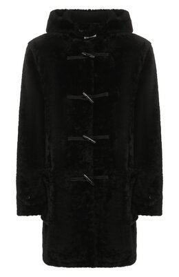 Saint Laurent: Чёрная дублёнка 
