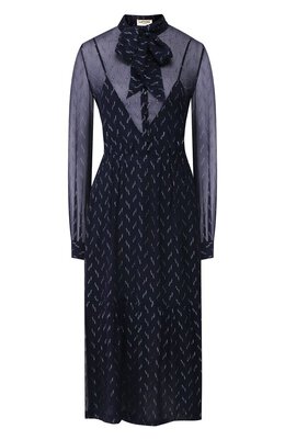 Saint Laurent: Шёлковое платье 