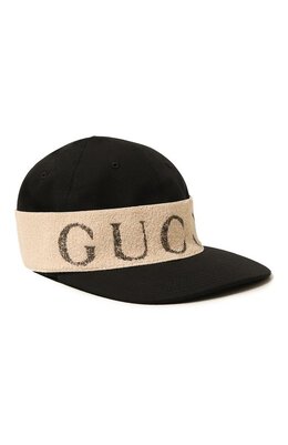 Gucci: Чёрная кепка 