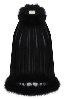 Saint Laurent: Шёлковый топ 