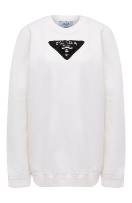 Prada: Хлопковый свитшот 
