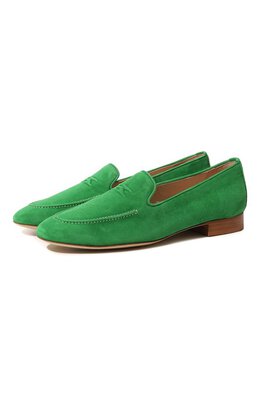 Kiton: Зелёные лоферы 