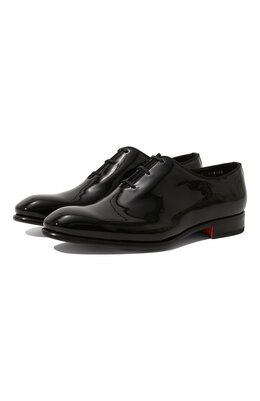 Santoni: Чёрные туфли  Carter