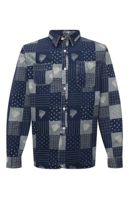 RRL: Джинсовая рубашка 