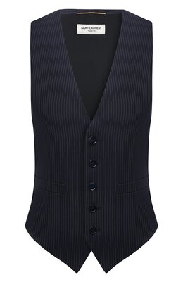 Saint Laurent: Жилет из шерсти 