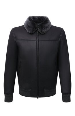 Brioni: Тёмная дублёнка 