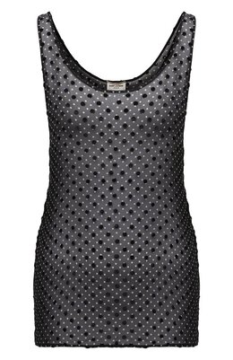 Saint Laurent: Топ из вискозы 