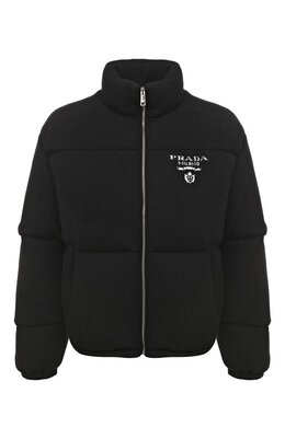 Prada: Пуховик из шерсти 