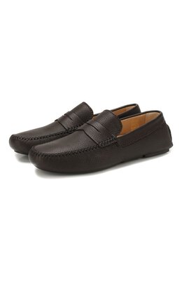Brioni: Тёмные мокасины 