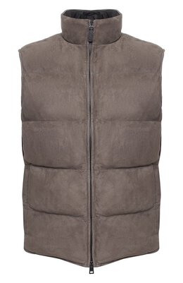 Brioni: Замшевый жилет 