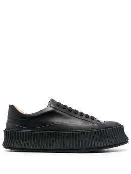 Jil Sander: Чёрные кроссовки 
