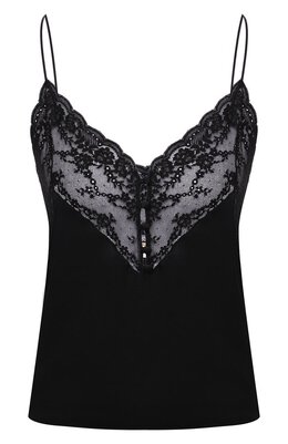 Saint Laurent: Шёлковый топ 