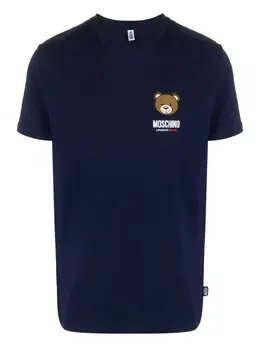 Moschino: Футболка  Leo Teddy с принтом