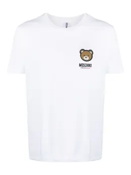 Moschino: Футболка  Leo Teddy с принтом