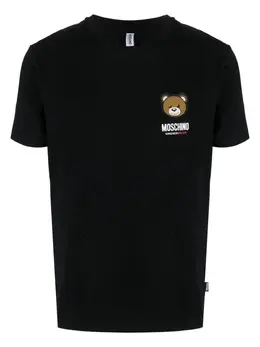 Moschino: Футболка  Leo Teddy с принтом