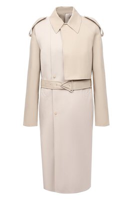 Bottega Veneta: Бежевый плащ 