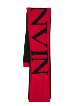 Lanvin: Красный шарф 