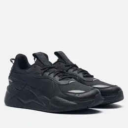 PUMA: Чёрные кроссовки  RS-X