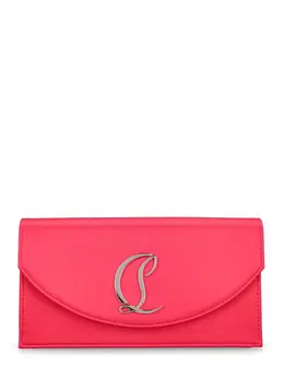 CHRISTIAN LOUBOUTIN: Серебристый клатч 