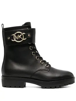 Michael Michael Kors: Чёрные ботинки 
