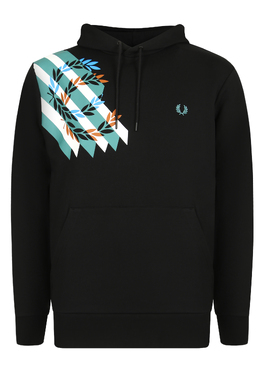 FRED PERRY: Чёрная толстовка 