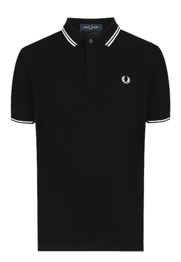 FRED PERRY: Чёрное поло 