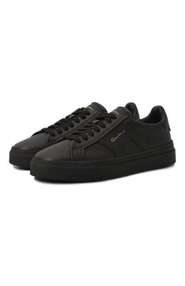 Santoni: Чёрные кеды 